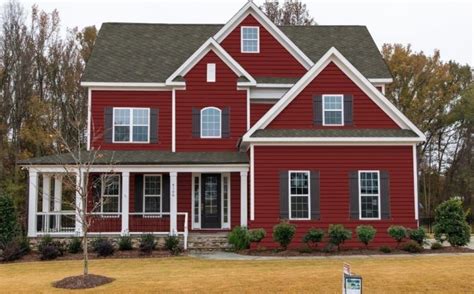 red vinyl home designs